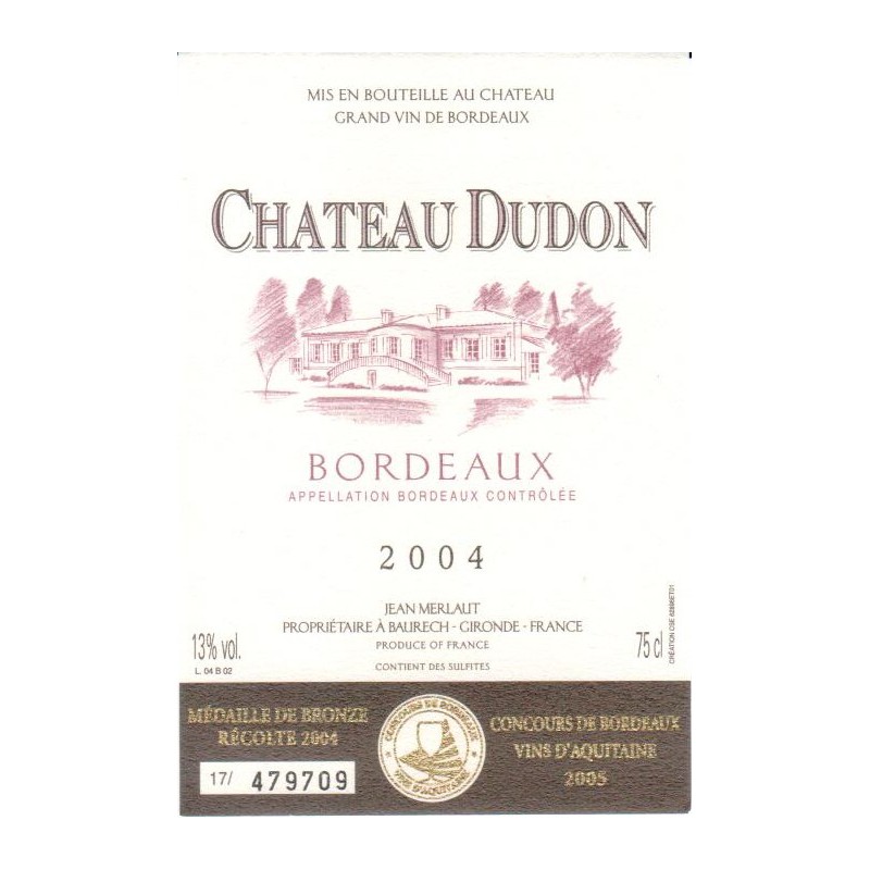 CH. DUDON Rouge