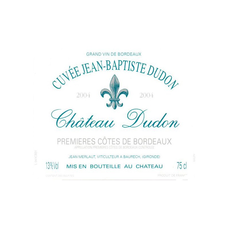 CUVEE J B DUDON Liquoreux