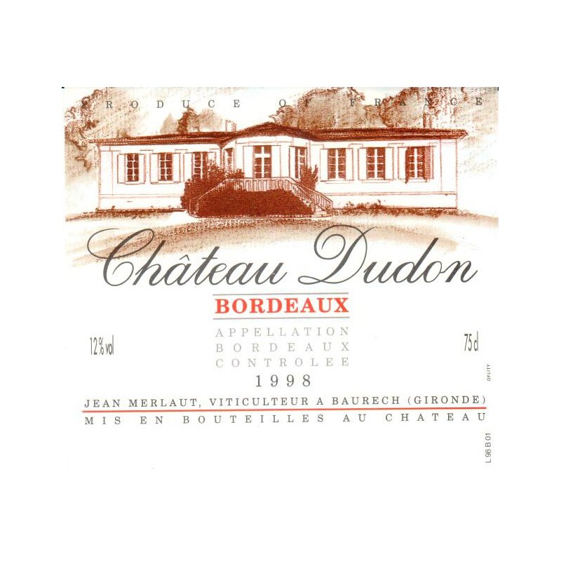 CH. DUDON Rouge