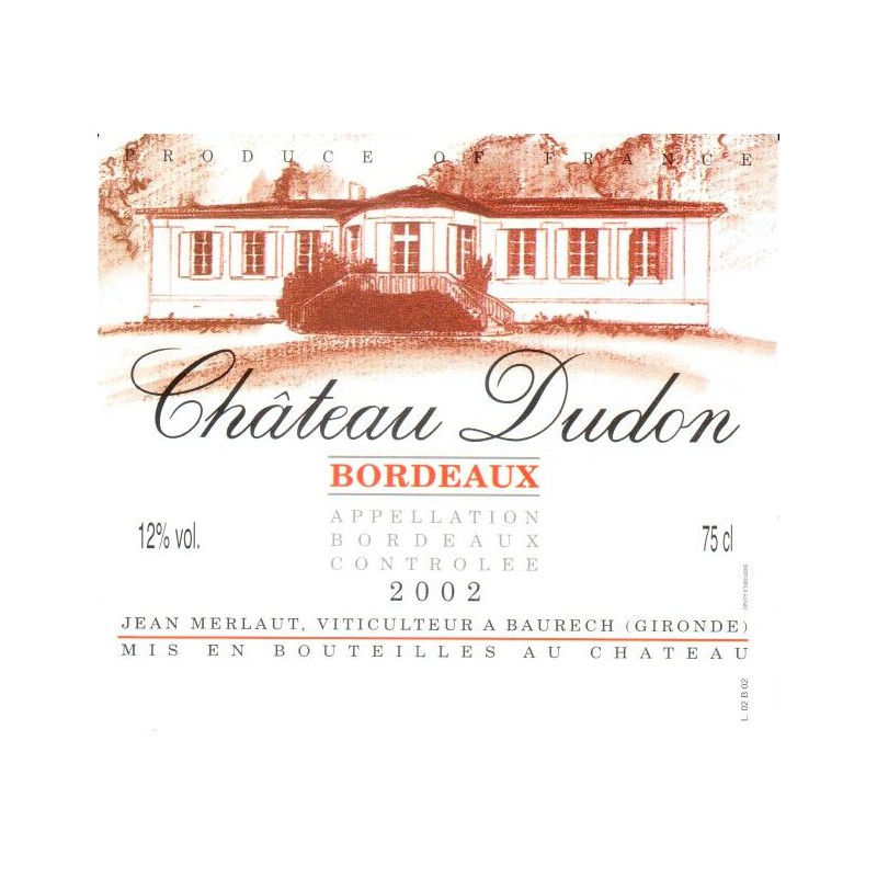 CH. DUDON Rouge
