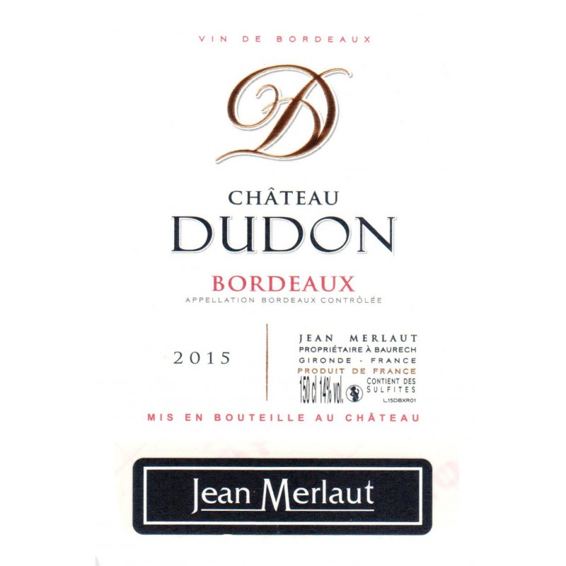 CH. DUDON Rouge
