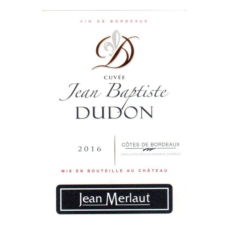 CUVEE JEAN BAPTISTE DUDON 2016