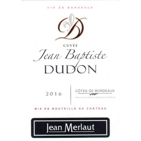 CUVEE JEAN BAPTISTE DUDON 2016