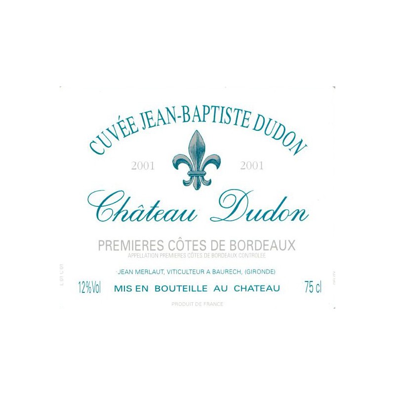 CUVEE JEAN BAPTISTE DUDON
