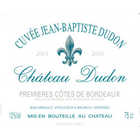 CUVEE JEAN BAPTISTE DUDON