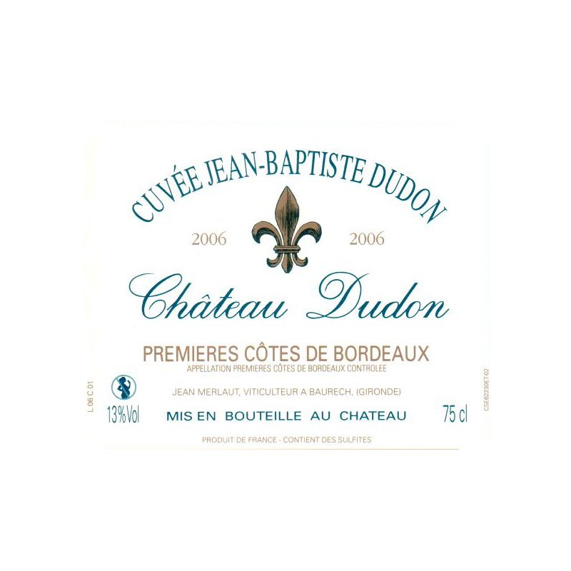 CUVEE JEAN BAPTISTE DUDON