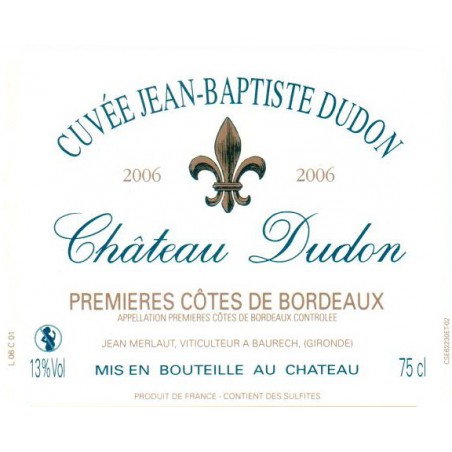 CUVEE JEAN BAPTISTE DUDON