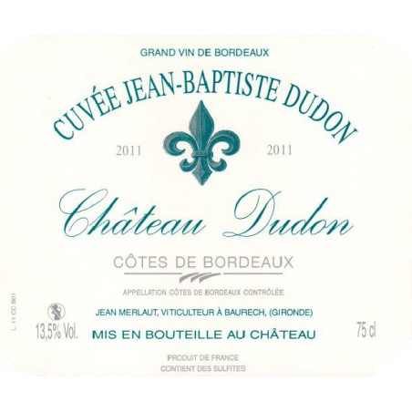 CUVEE JEAN BAPTISTE DUDON