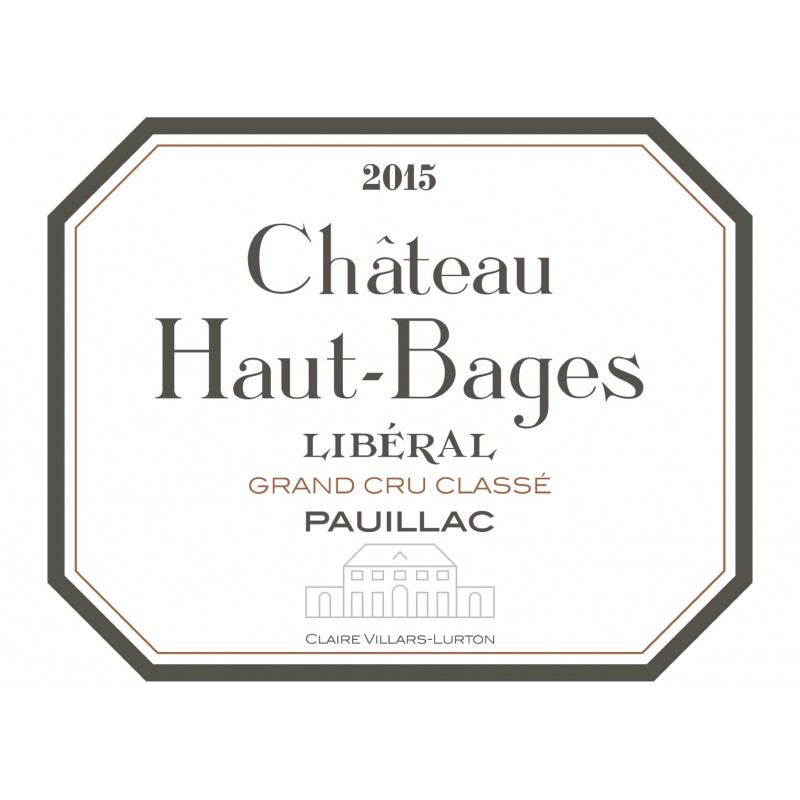 CH. HAUT BAGES LIBERAL 2015
