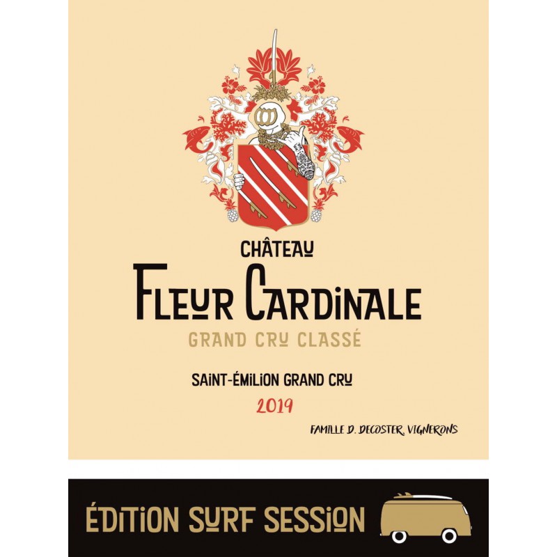 Château FLEUR CARDINALE 2019 Edition Collector Surf Session