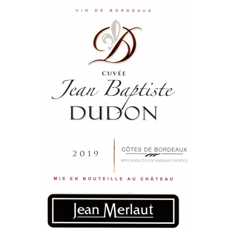 CUVEE JEAN BAPTISTE DUDON 2019