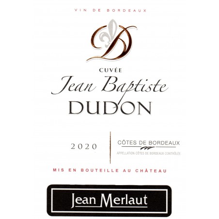 CUVEE JEAN BAPTISTE DUDON 2020