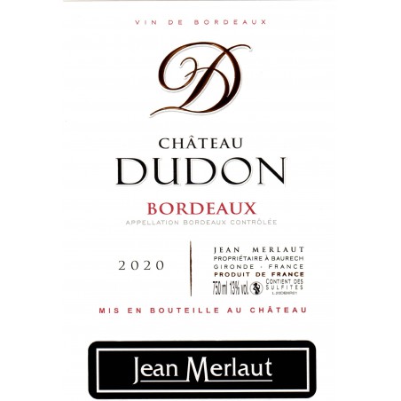 Château DUDON Rouge 2020