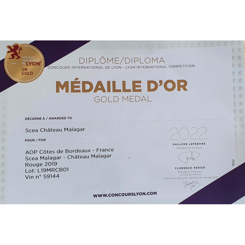 CH. MALAGAR Rouge 2019