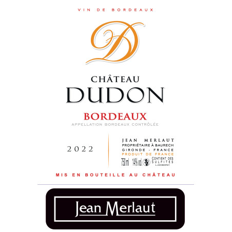 Château DUDON Rouge 2022