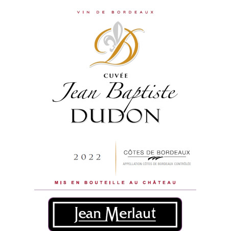 CUVEE JEAN BAPTISTE DUDON 2022