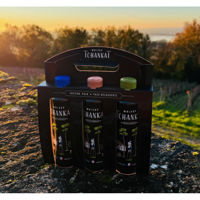 WHISKY TCHANKAT COFFRET 3 BOUTEILLES