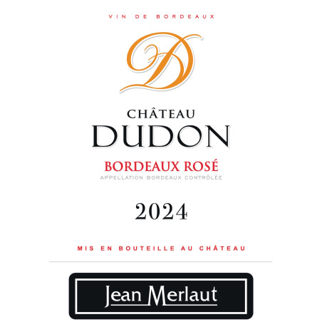 Château DUDON Rosé 2024 Château DUDON Rosé 2024