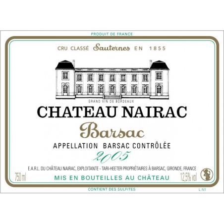 Château NAIRAC 2005 Château NAIRAC 2005
