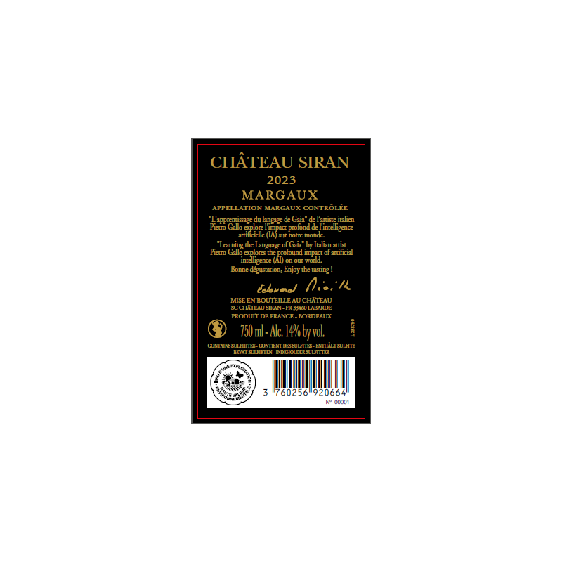 Château SIRAN 2023