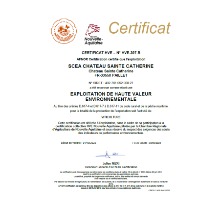 Château SAINTE CATHERINE Rosé Bio 2024