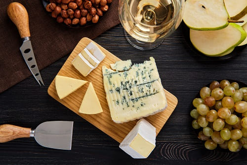 La fusion des vins et fromages