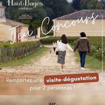 🍇[Clôturé] 𝗝𝗘𝗨 𝗖𝗢𝗡𝗖𝗢𝗨𝗥𝗦 | L’équipe Jean Merlaut vous invite à vivre l'Agroécologie, une expérience unique au sein d'un domaine pionnier en agriculture régénérative à Pauillac !🍷
✨ Tentez de remporter une visite unique au sein de Château Haut-Bages Libéral, Grand Cru Classé en 1855 à Pauillac pour 2 personnes.
𝗣𝗼𝘂𝗿 𝗽𝗮𝗿𝘁𝗶𝗰𝗶𝗽𝗲𝗿 (𝗢𝗕𝗟𝗜𝗚𝗔𝗧𝗢𝗜𝗥𝗘) :
1️⃣ Likez cette publication
2️⃣ Abonnez-vous aux comptes 👉 @jeanmerlaut et @chateauhautbagesliberal 
3️⃣ Identifiez la personne avec qui vous aimeriez vivre cette expérience en commentaire 🍷
📌 ⚠️ 𝗟𝗲𝘀 𝗮𝗯𝗼𝗻𝗻𝗲𝗺𝗲𝗻𝘁𝘀 𝘀𝗲𝗿𝗼𝗻𝘁 𝘃𝗲́𝗿𝗶𝗳𝗶𝗲́𝘀 𝗮𝘂 𝗺𝗼𝗺𝗲𝗻𝘁 𝗱𝘂 𝘁𝗶𝗿𝗮𝗴𝗲. 𝗣𝗮𝘀 𝗱’𝗮𝗯𝗼𝗻𝗻𝗲𝗺𝗲𝗻𝘁 = 𝗽𝗮𝘀 𝗱𝗲 𝗹𝗼𝘁 !
🗓️ Clôture : 30 juin 2026
🎉 Tirage au sort : 1er juillet 2026
🍀 Bonne chance à tous ! Et n’hésitez pas à partager en story pour augmenter vos chances… 😉

#jeuconcours #jeu #jeuinstagram #tentezvotrechance #bonnechance #concours #jeanmerlaut #jeanmerlautmoment #jeanmerlautvins #jeanmerlautselection #terroir #grandcru #experienceoenologique #lbiodynamie #châteauferrière #pauillac #appellationpauillac #hautbageslibéral #châteauhautbageslibéral #chateauhautbagesliberal #oenotourisme #visitedégustation 

𝘓’𝘢𝘣𝘶𝘴 𝘥’𝘢𝘭𝘤𝘰𝘰𝘭 𝘦𝘴𝘵 𝘥𝘢𝘯𝘨𝘦𝘳𝘦𝘶𝘹 𝘱𝘰𝘶𝘳 𝘭𝘢 𝘴𝘢𝘯𝘵𝘦́, 𝘢̀ 𝘤𝘰𝘯𝘴𝘰𝘮𝘮𝘦𝘳 𝘢𝘷𝘦𝘤 𝘮𝘰𝘥𝘦́𝘳𝘢𝘵𝘪𝘰𝘯.