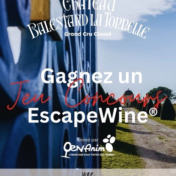 [ CLÔTURÉ ]🍇 𝗝𝗘𝗨 𝗖𝗢𝗡𝗖𝗢𝗨𝗥𝗦 | L’équipe Jean Merlaut vous invite à vivre une expérience œnologique unique !🍷
✨ Tentez de remporter EscapeWine® by Oenanim, un escape game suivi d’une initiation à l’œnologie pour 2 personnes au Château Balestard La Tonnelle, Saint-Emilion Grand Cru.
𝗣𝗼𝘂𝗿 𝗽𝗮𝗿𝘁𝗶𝗰𝗶𝗽𝗲𝗿 (𝗢𝗕𝗟𝗜𝗚𝗔𝗧𝗢𝗜𝗥𝗘) :
1️⃣ Likez cette publication
2️⃣ Abonnez-vous aux comptes 👉 @jeanmerlaut @chateaubalestardlatonnelle et @oenanim
3️⃣ Identifiez la personne avec qui vous aimeriez vivre cette expérience en commentaire 🍷
📌 ⚠️ Les abonnements seront vérifiés au moment du tirage. Pas d’abonnement = pas de lot !
🗓️ Clôture : 27 février 2026
🎉 Tirage au sort : 28 février 2026
🍀 Bonne chance à tous ! Et n’hésitez pas à partager en story pour augmenter vos chances… 😉

#jeuconcours #jeu #jeuinstagram #tentezvotrechance #bonnechance #concours #jeanmerlaut #jeanmerlautmoment #jeanmerlautvins #jeanmerlautselection #terroir #grandcru #escapegame #experienceoenologique #escapewine #balestardlatonnelle #châteaubalestardlatonnelle #saintemilion #saintemiliongrandcru